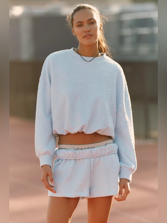 Daily Practice Tops - Daily Practice Textured Bubble Sweatshirt